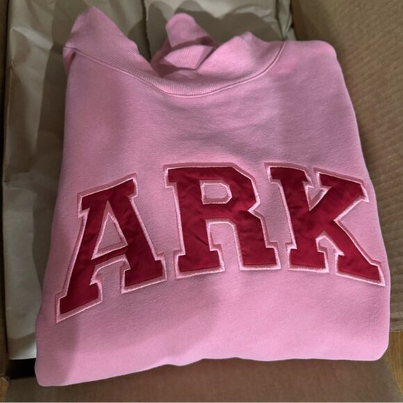 Parke Valentine's Day Mockneck Sweatshirt Pink Red XXL limited edition - Picture 5 of 7